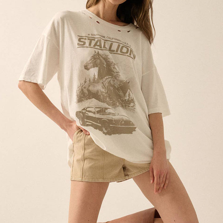 Stallion Vintage Graphic Tee
