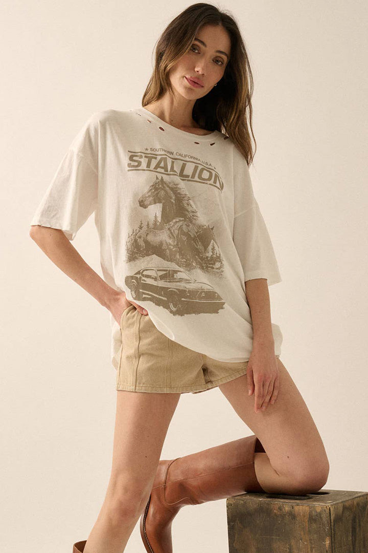 Stallion Vintage Graphic Tee