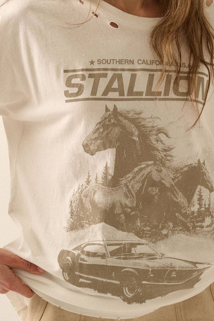 Stallion Vintage Graphic Tee