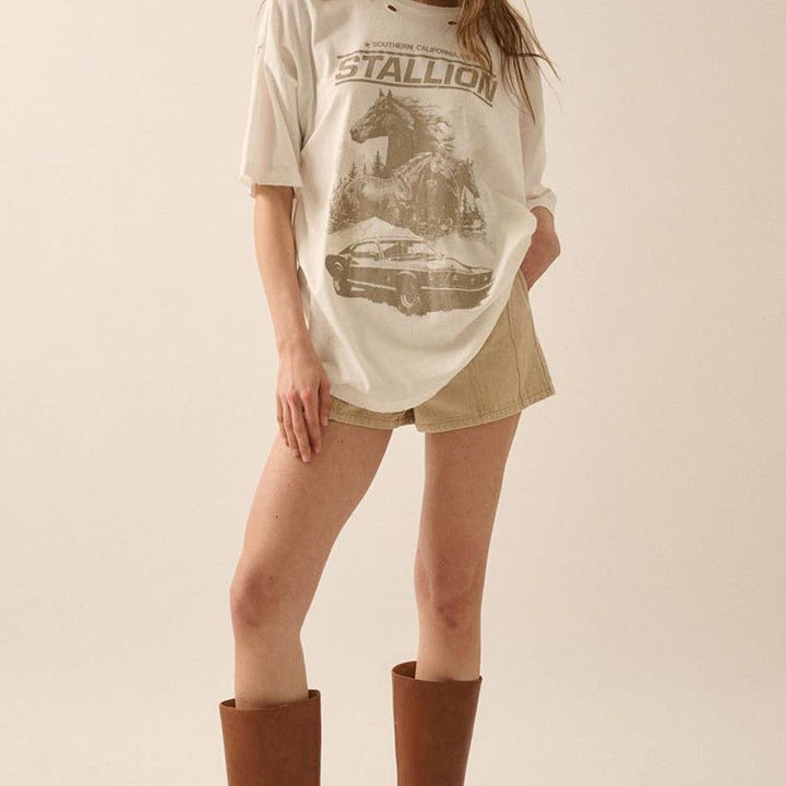 Stallion Vintage Graphic Tee