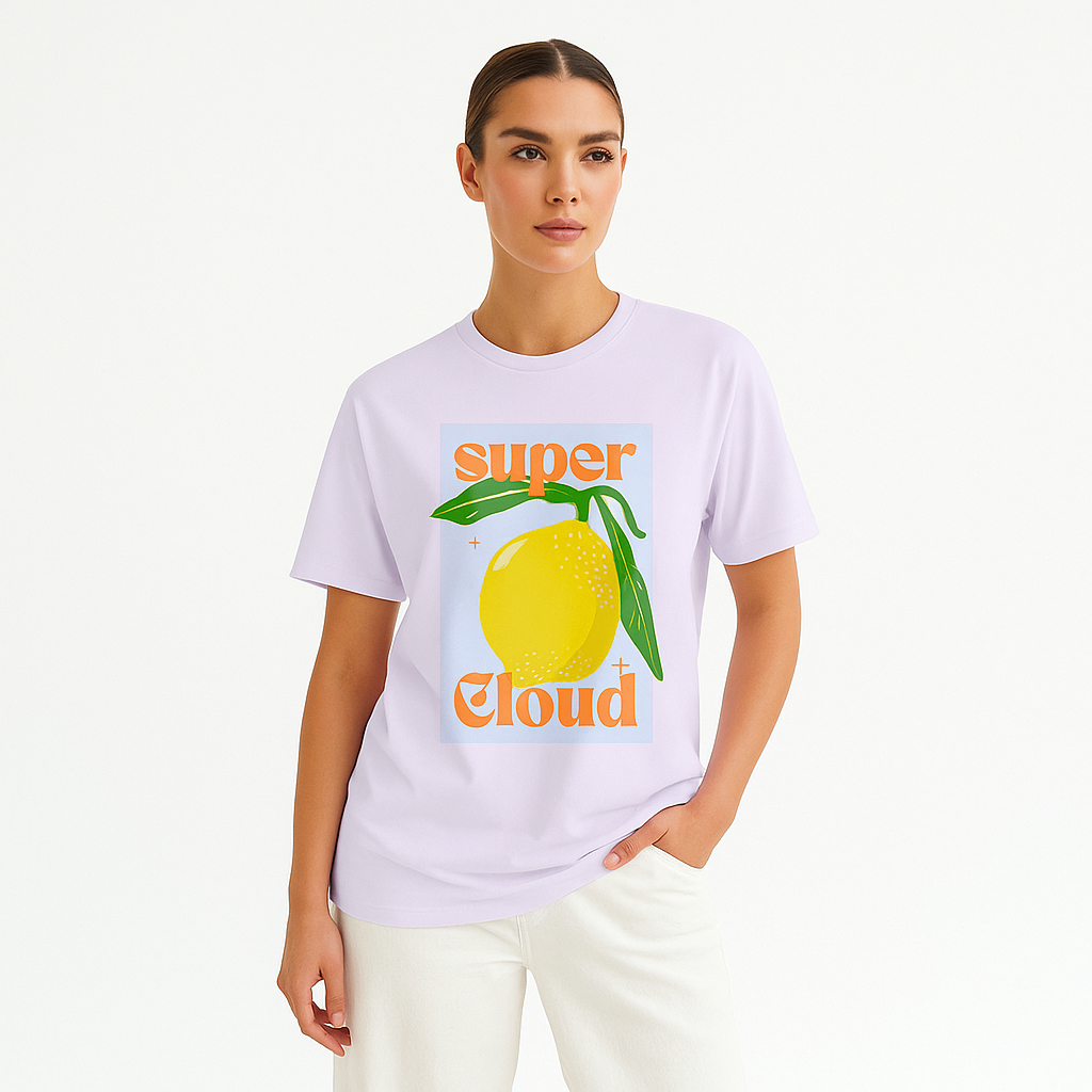 Unisex ribbed neck t-shirt