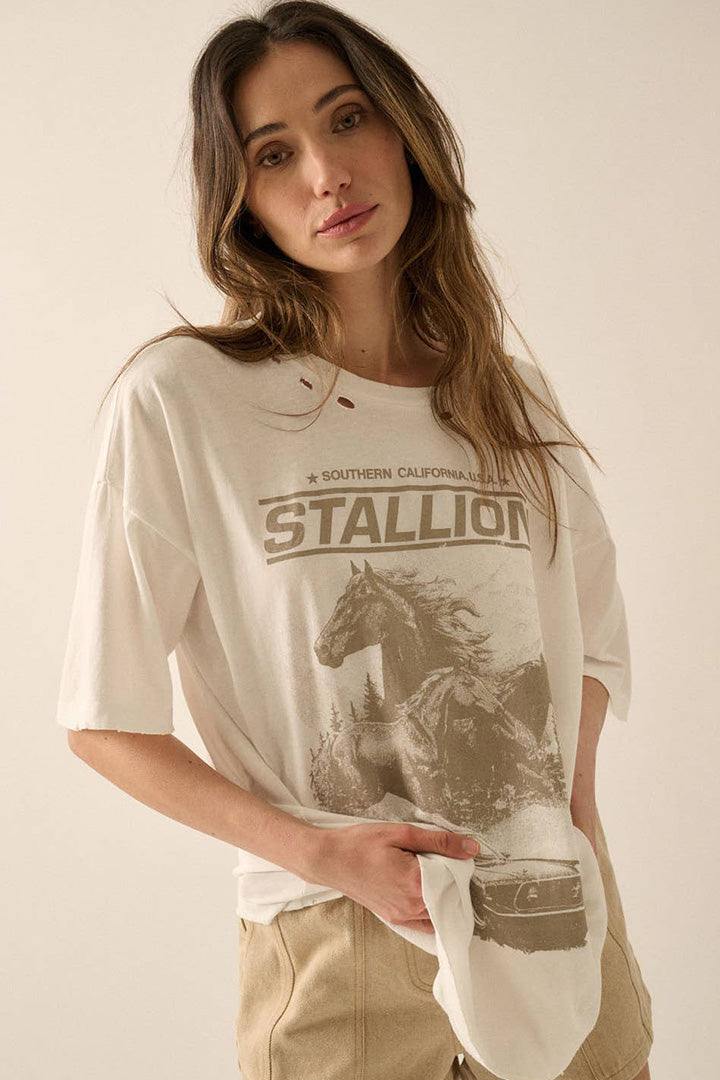 Stallion Vintage Graphic Tee