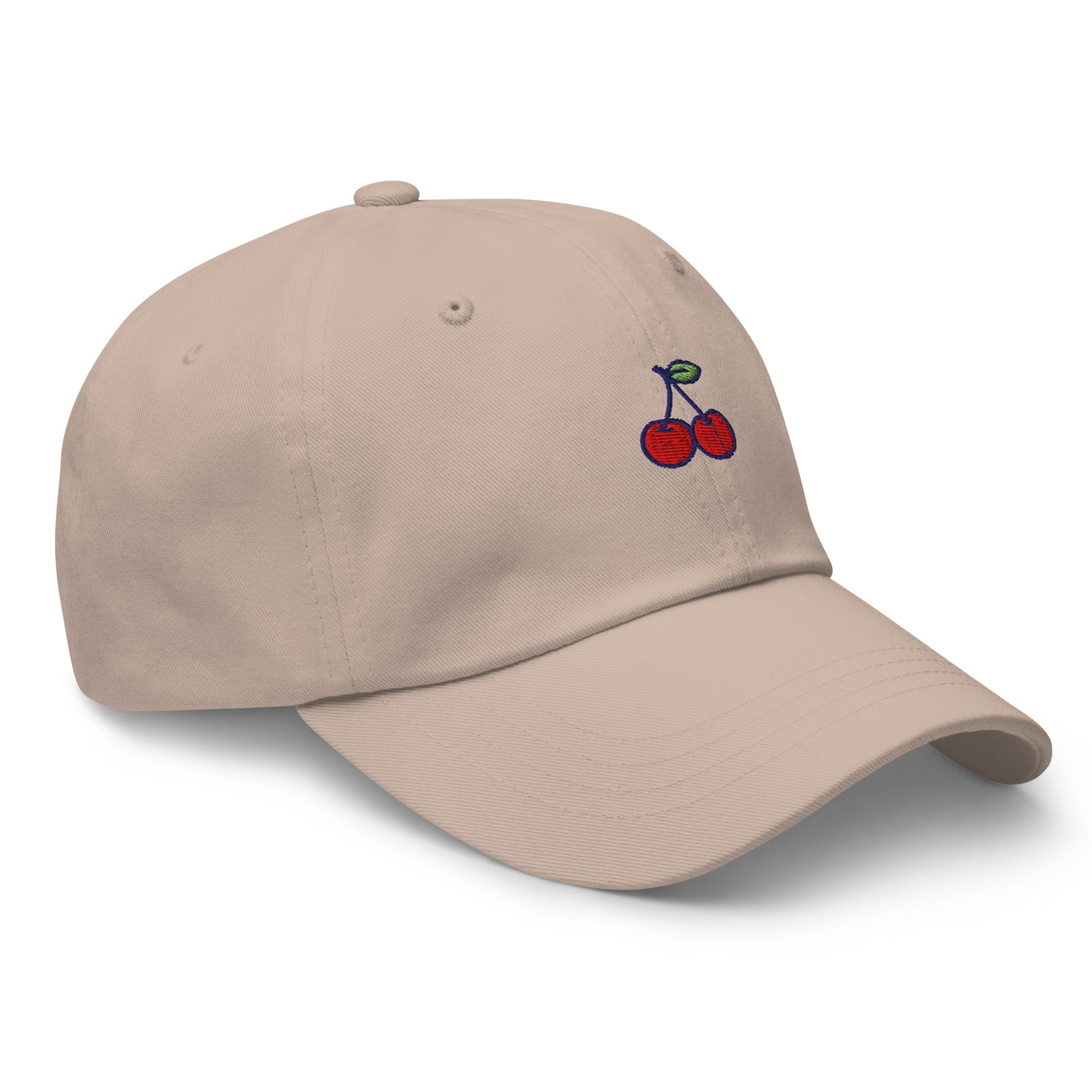 Sweet Cherry Embroidered Baseball Cap