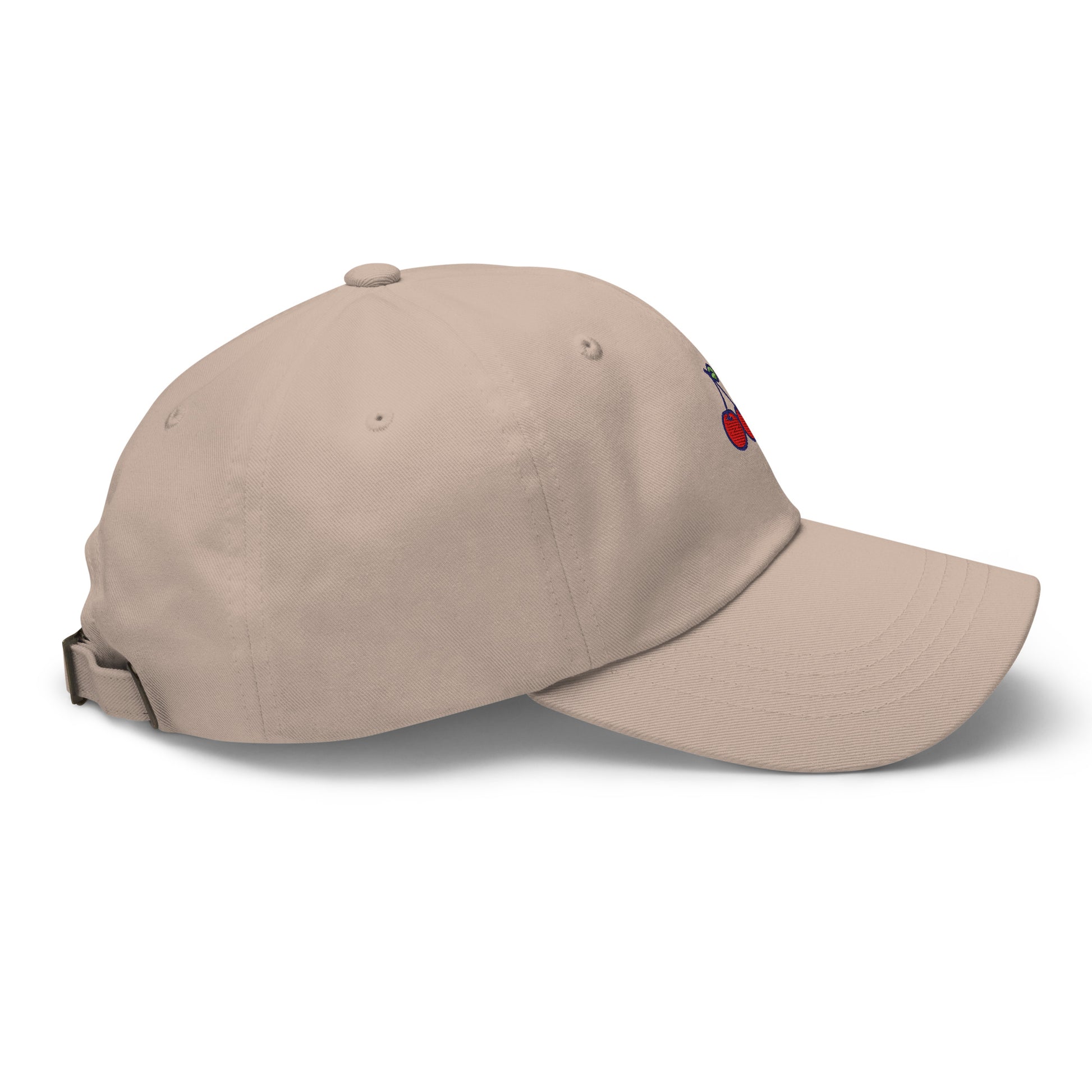Sweet Cherry Embroidered Baseball Cap