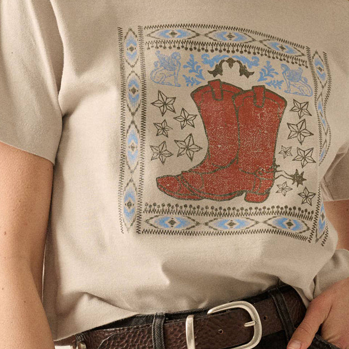Vintage Western Graphic T‑Shirt