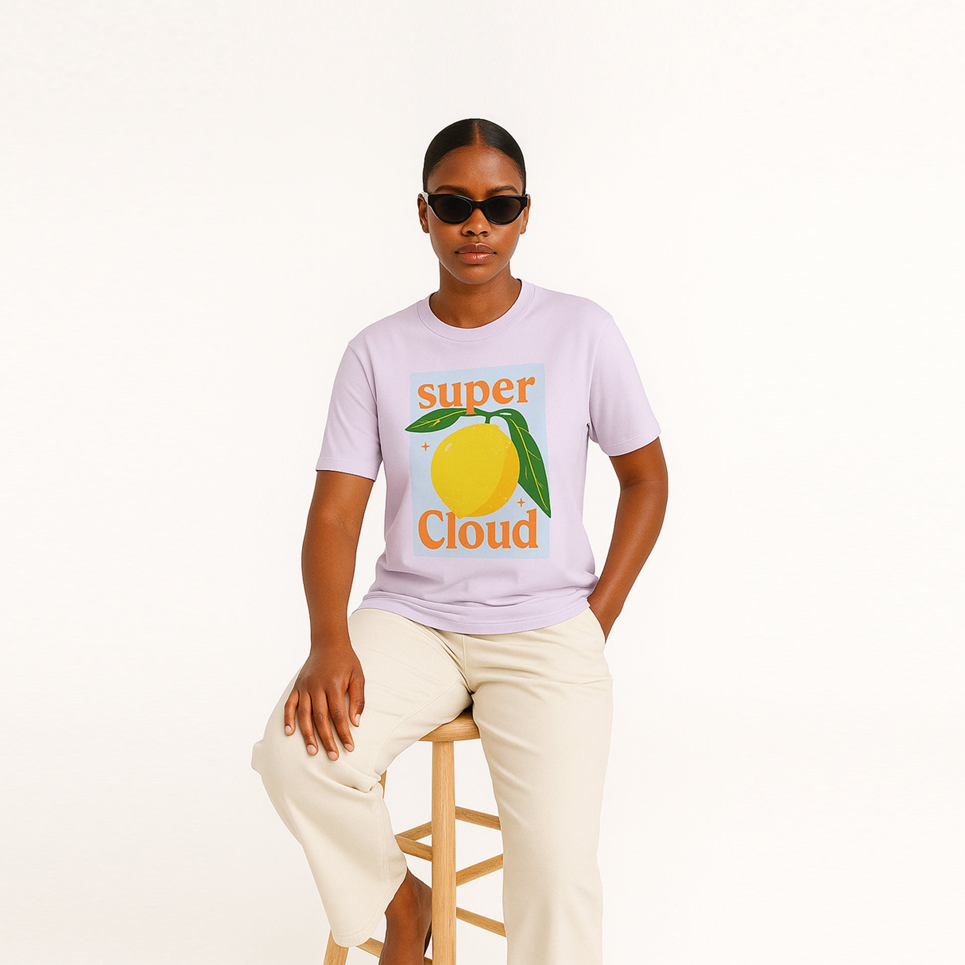 Unisex ribbed neck t-shirt