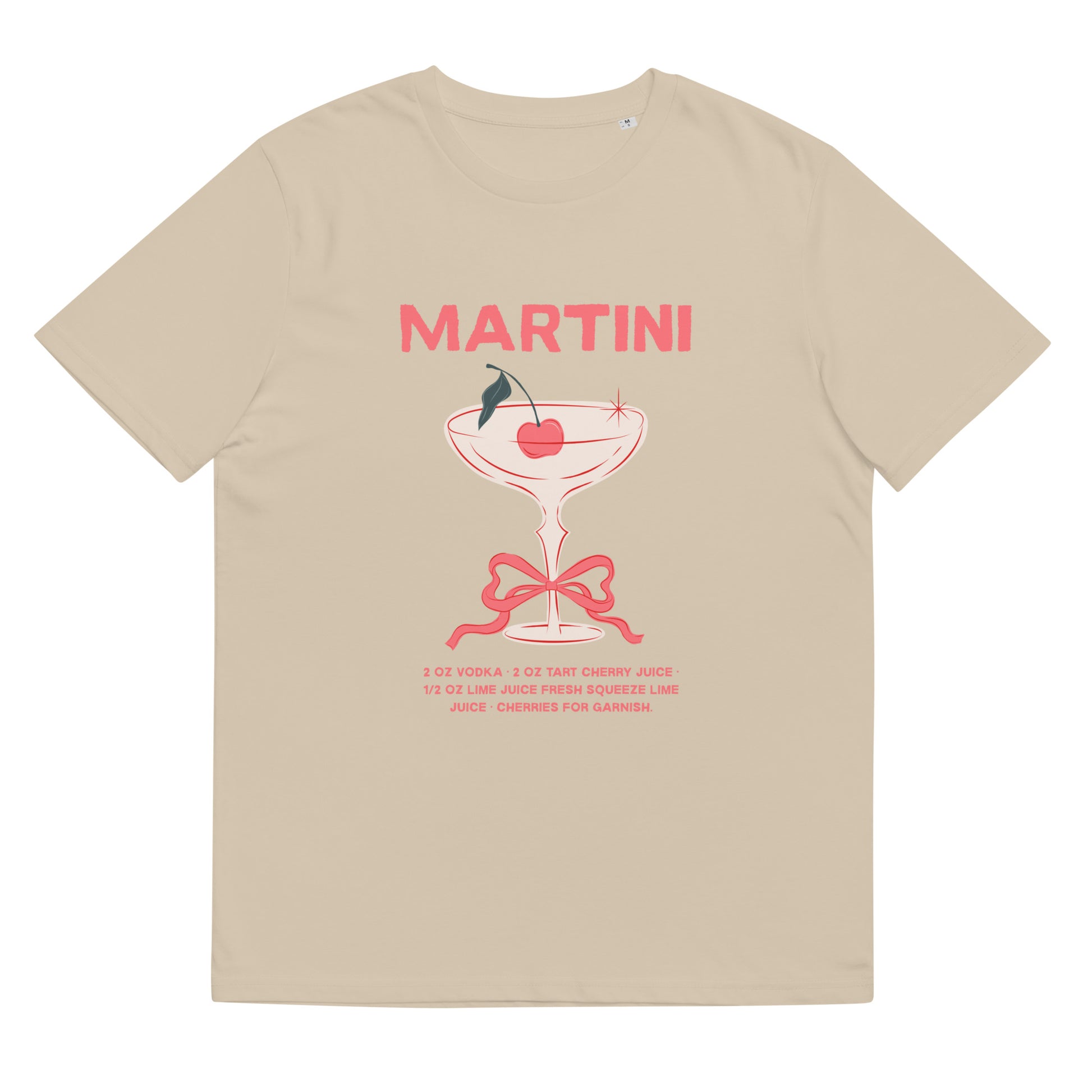 Martini Cherry Recipe Tee