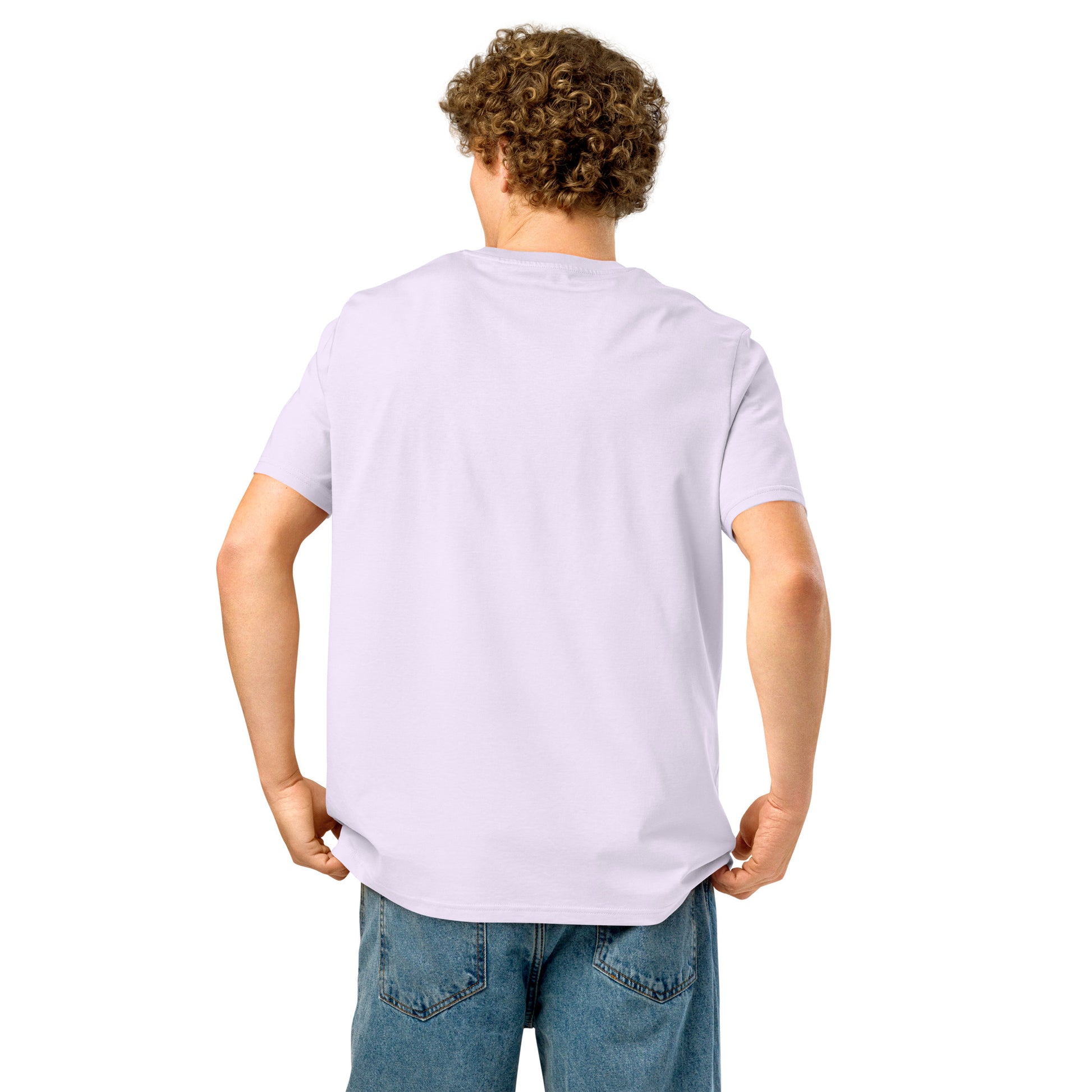 Unisex ribbed neck t-shirt