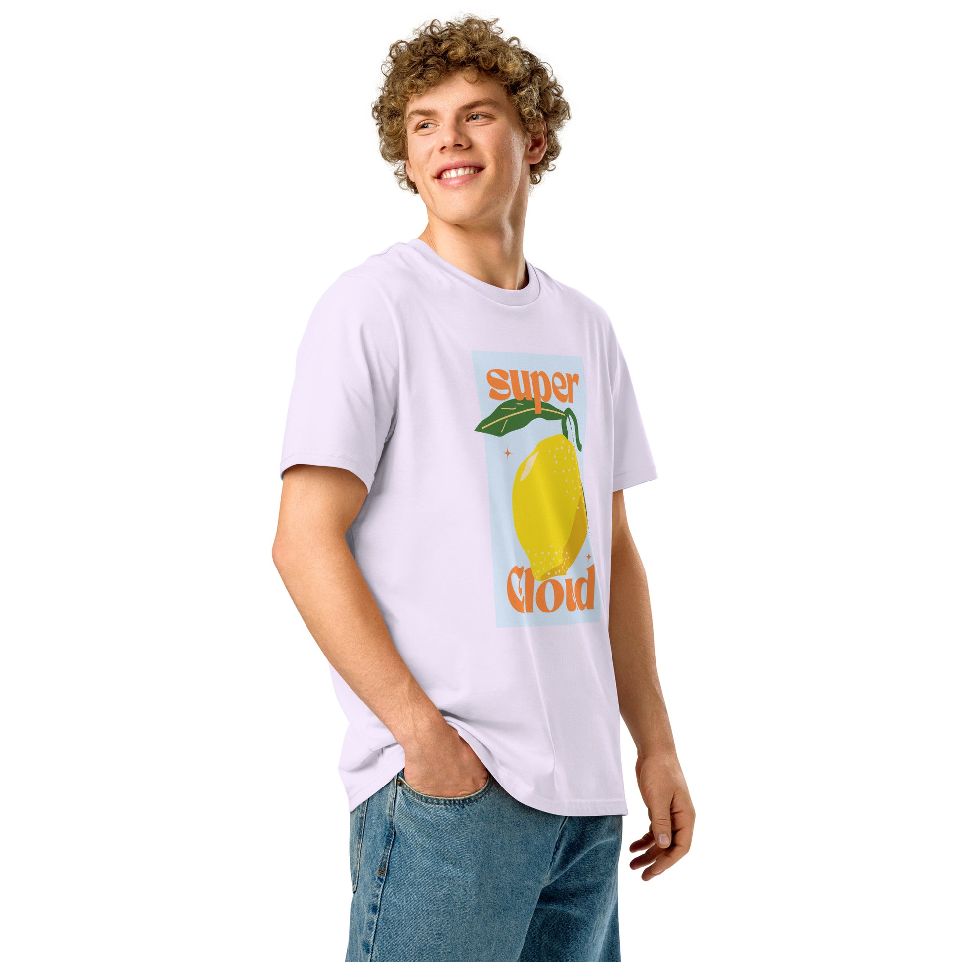 Unisex ribbed neck t-shirt